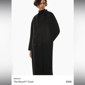 Aritzia Babaton Slouch Coat oversized